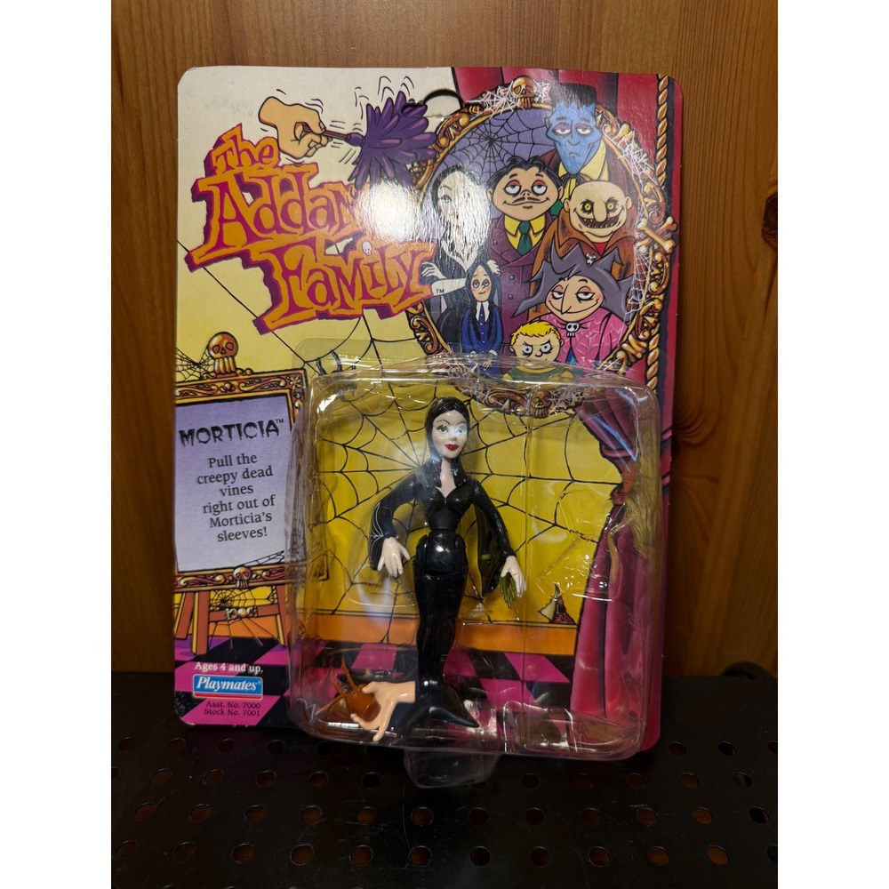 Vintage 1992 Playmates The Addams Family Morticia Action Figure NIP 7001